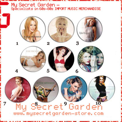 Kylie Minogue - Portrait Pinback Button Badge Set 1a or 1b( or Hair Ties / 4.4 cm Badge / Magnet / Keychain Set )